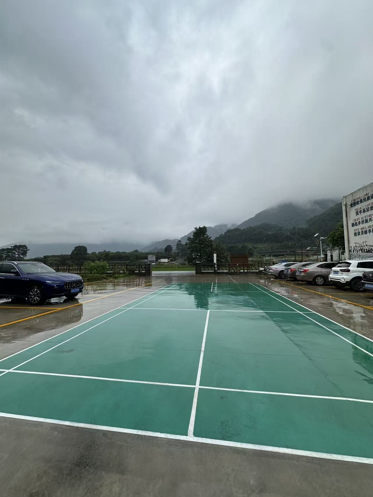 Courtyard after the rain